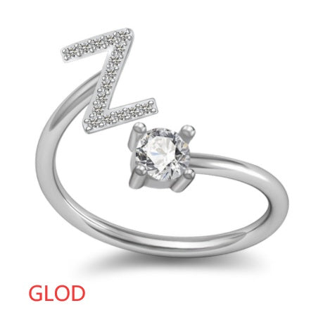 Your Initial, Your Story — Silver & Gold Letter Ring