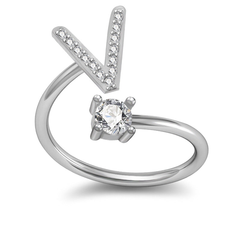 Your Initial, Your Story — Silver & Gold Letter Ring