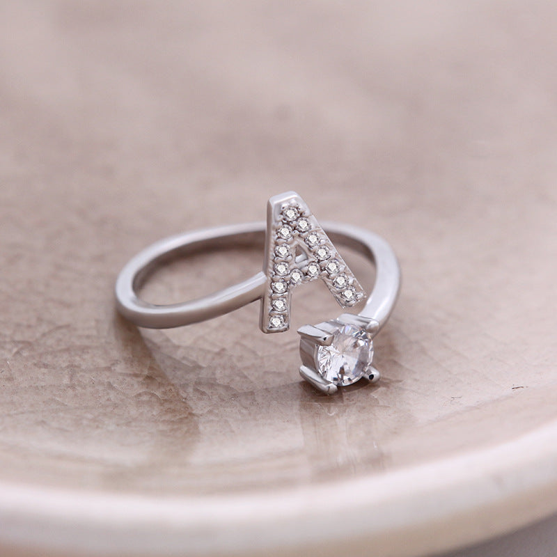 Your Initial, Your Story — Silver & Gold Letter Ring