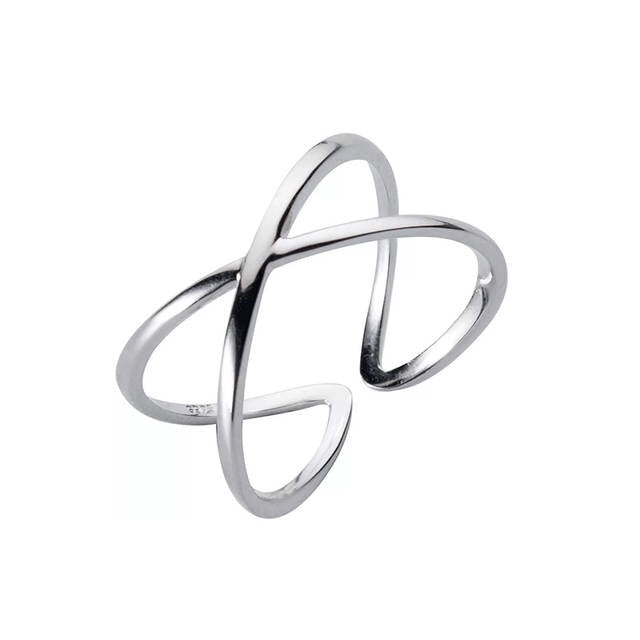Retro Geometric Copper Ring
