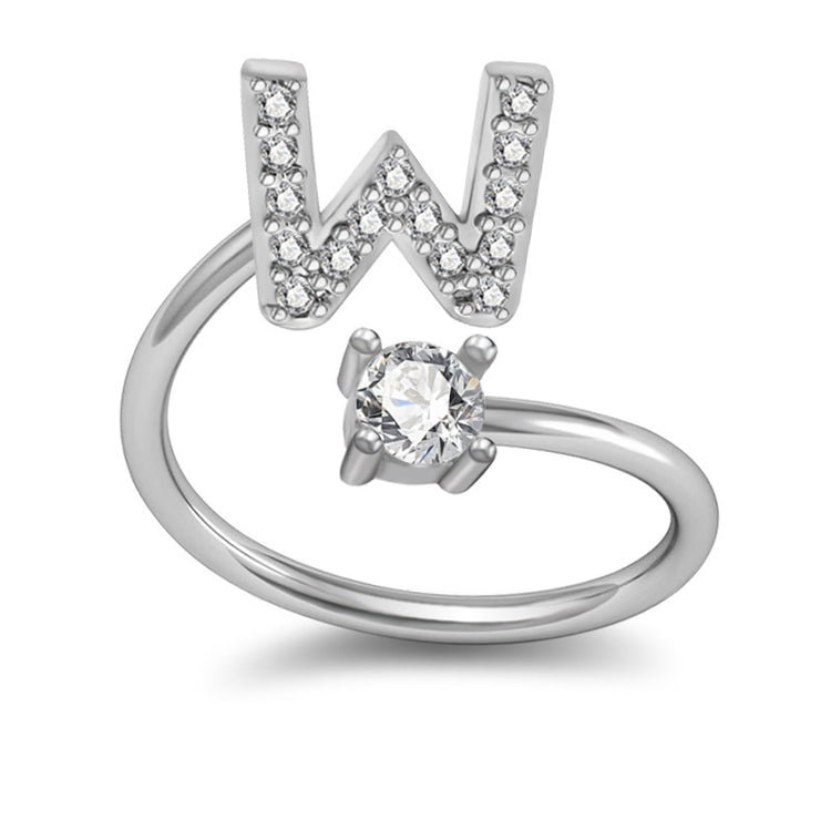 Your Initial, Your Story — Silver & Gold Letter Ring