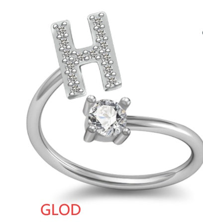 Your Initial, Your Story — Silver & Gold Letter Ring