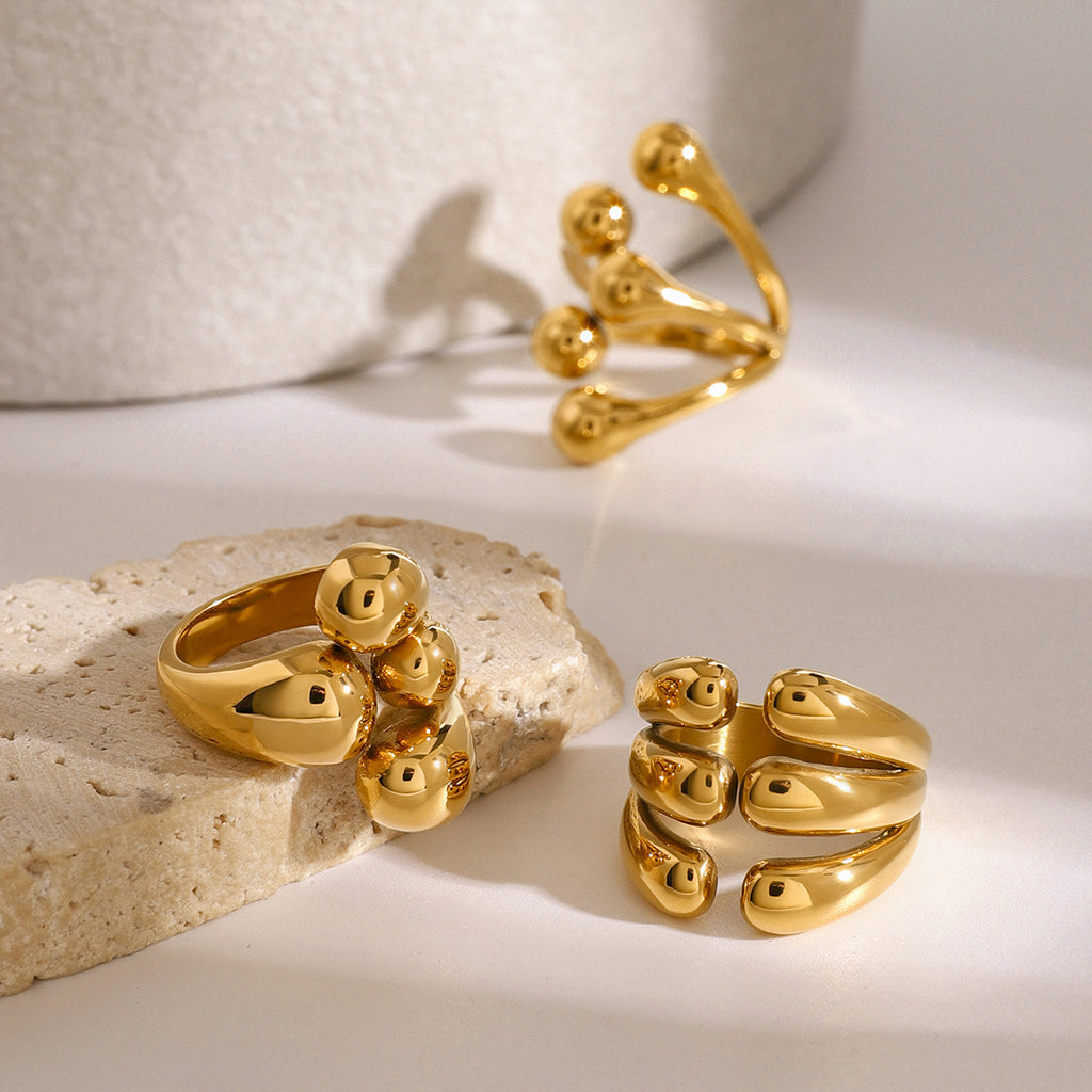 Gold ring for artistic souls