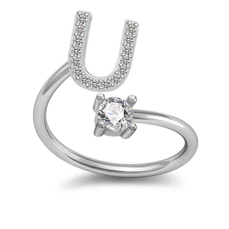 Your Initial, Your Story — Silver & Gold Letter Ring