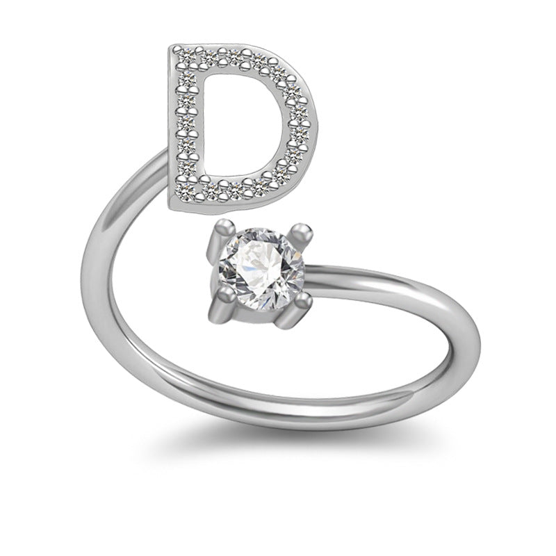 Your Initial, Your Story — Silver & Gold Letter Ring