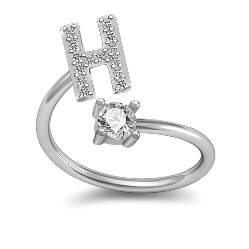 Your Initial, Your Story — Silver & Gold Letter Ring