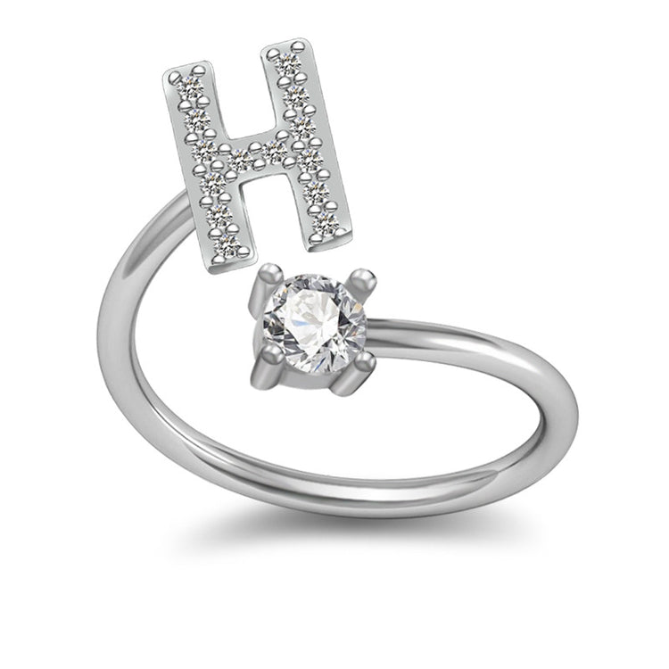 Your Initial, Your Story — Silver & Gold Letter Ring