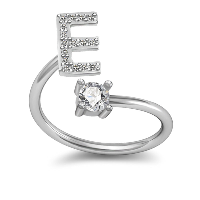 Your Initial, Your Story — Silver & Gold Letter Ring