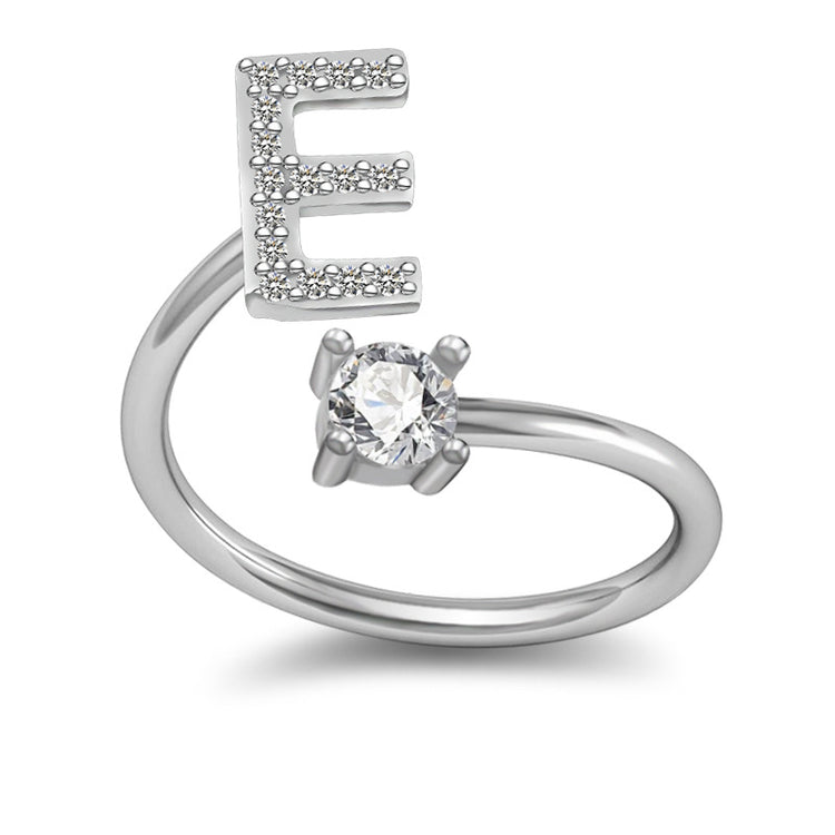 Your Initial, Your Story — Silver & Gold Letter Ring