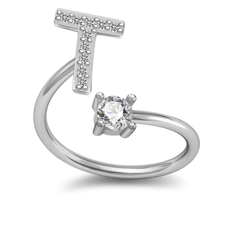 Your Initial, Your Story — Silver & Gold Letter Ring