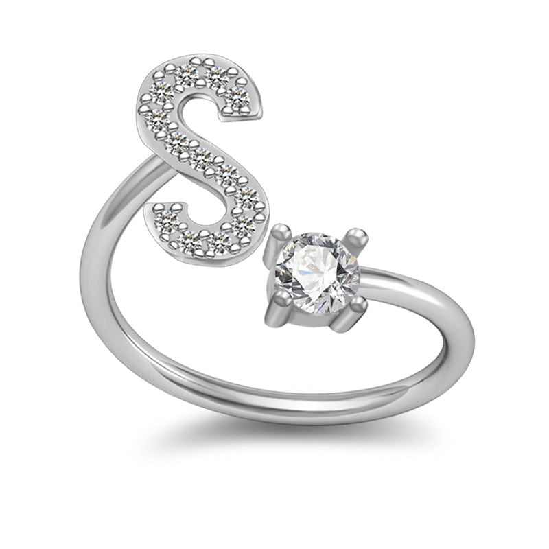 Your Initial, Your Story — Silver & Gold Letter Ring