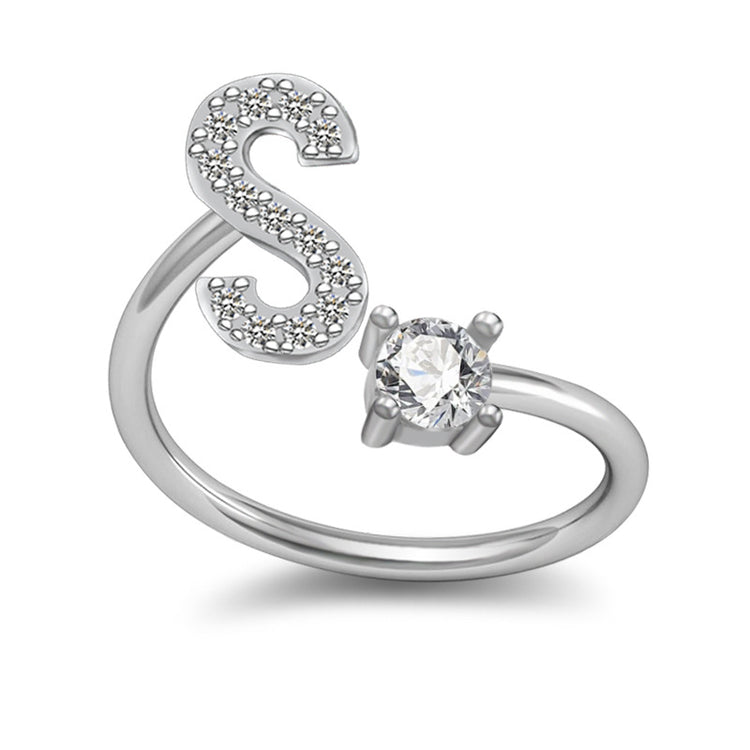 Your Initial, Your Story — Silver & Gold Letter Ring