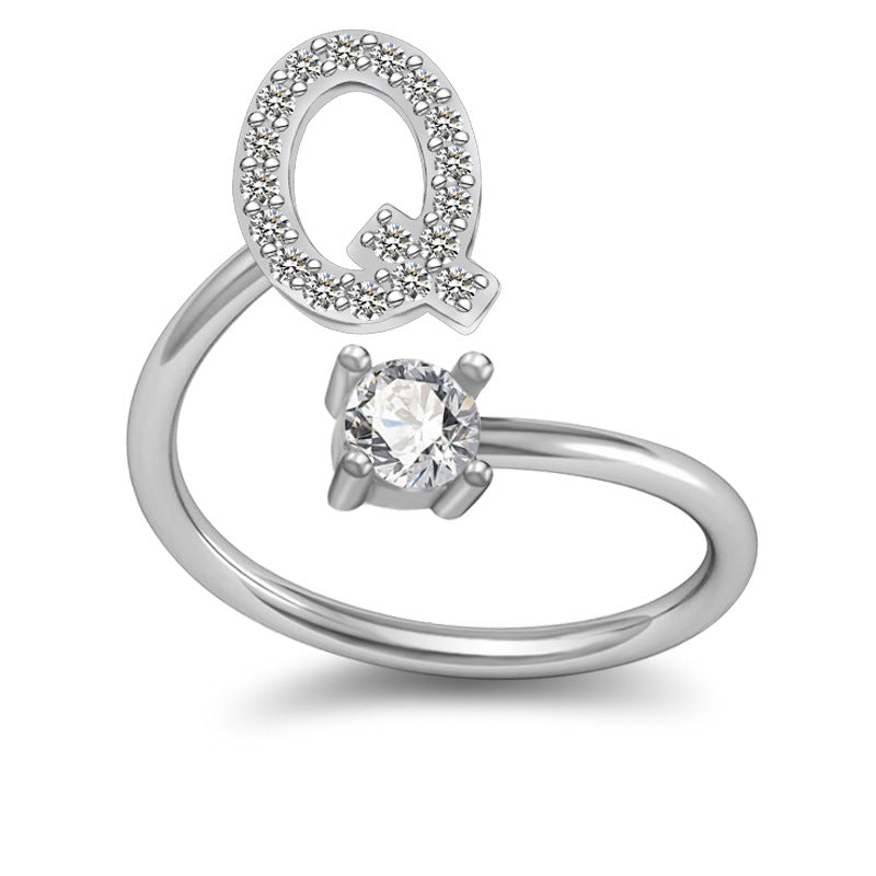 Your Initial, Your Story — Silver & Gold Letter Ring