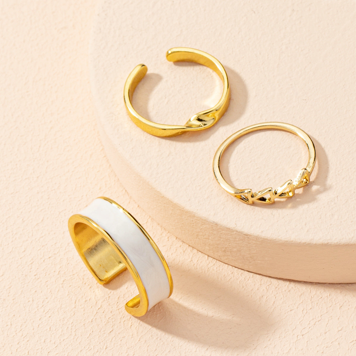 Stack, Style, Shine — The Triple Threat Ring Set