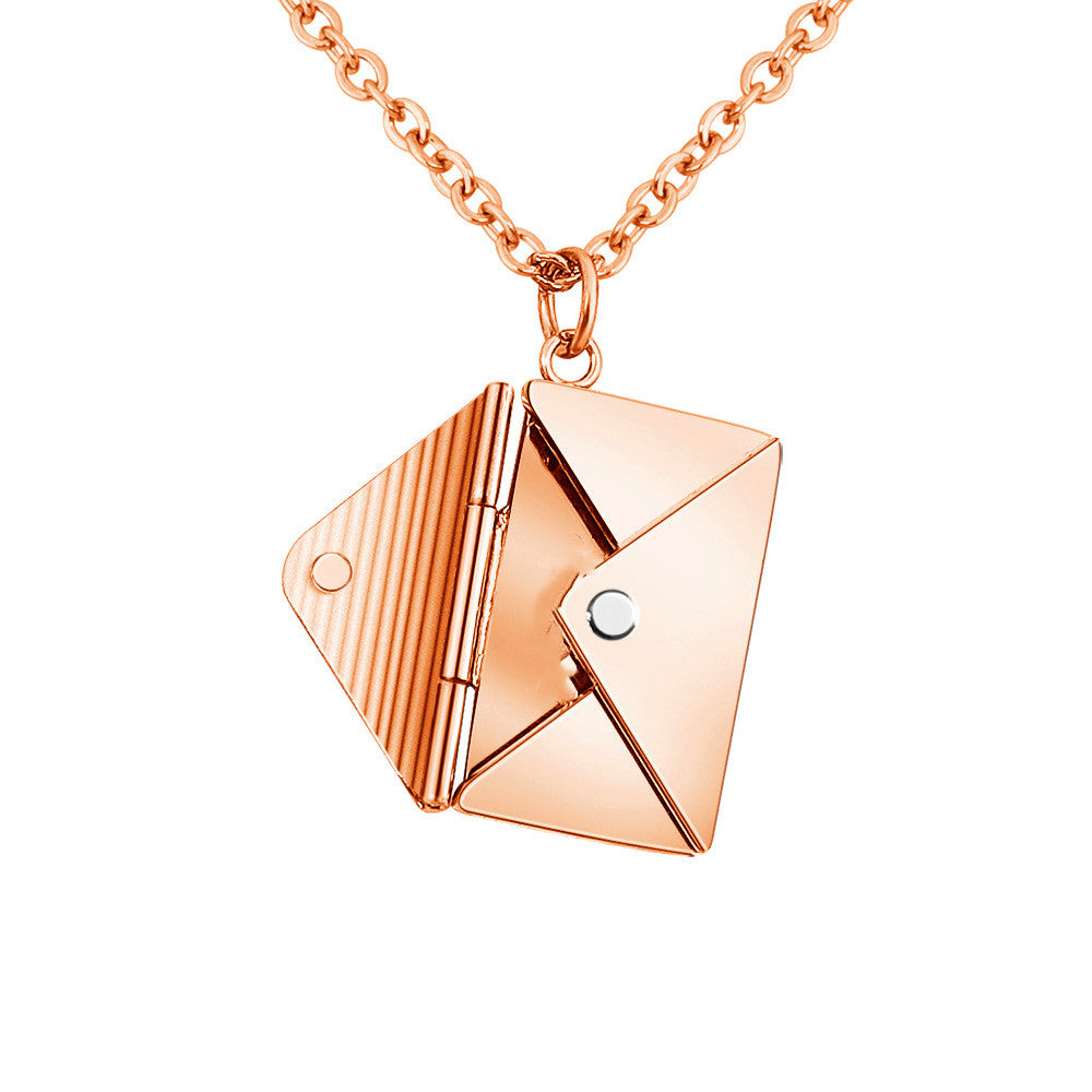 Love Letter Envelope Pendant Necklace💌🤍