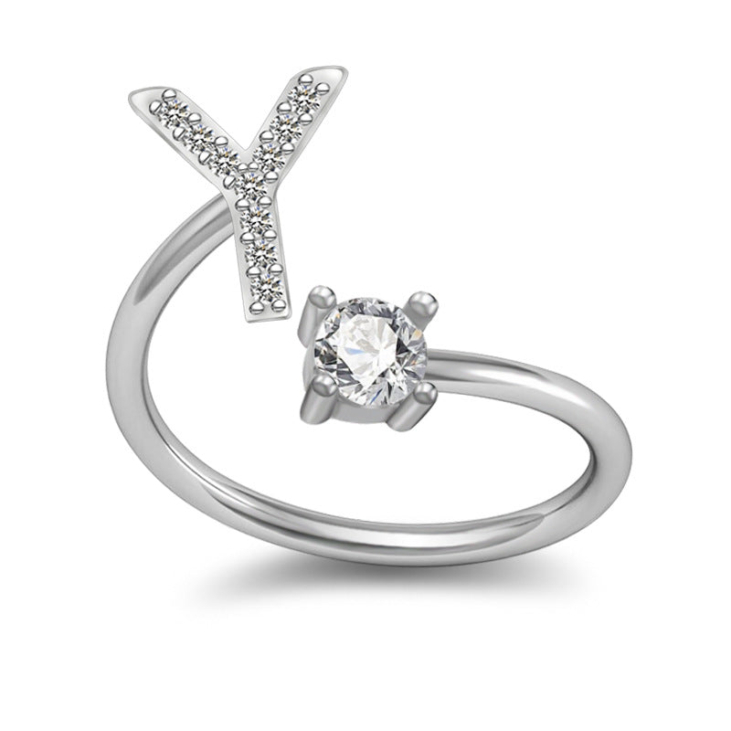 Your Initial, Your Story — Silver & Gold Letter Ring