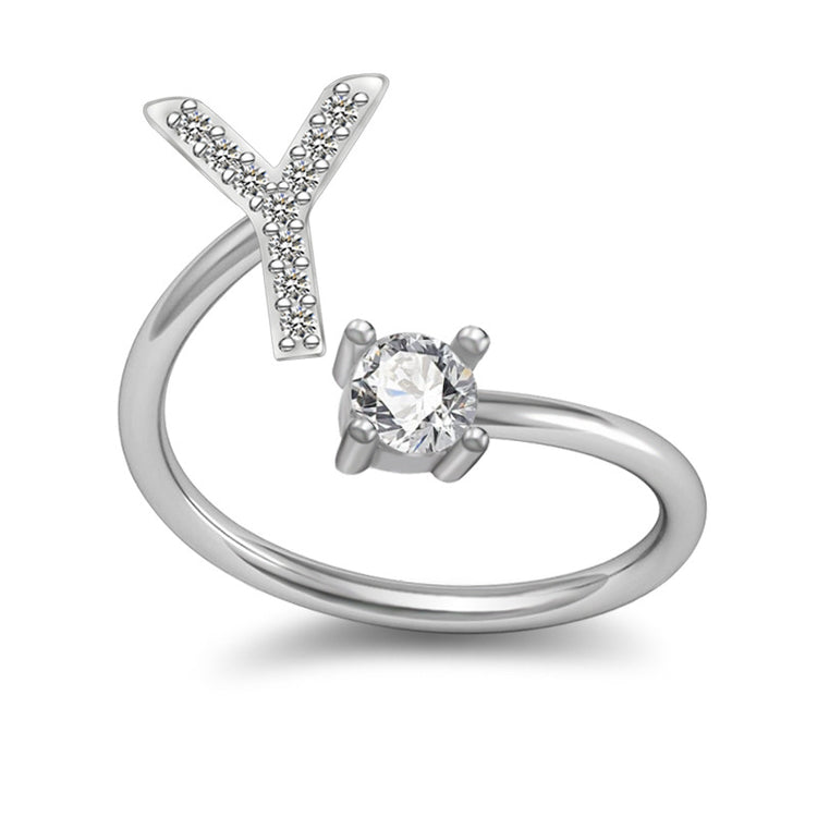Your Initial, Your Story — Silver & Gold Letter Ring