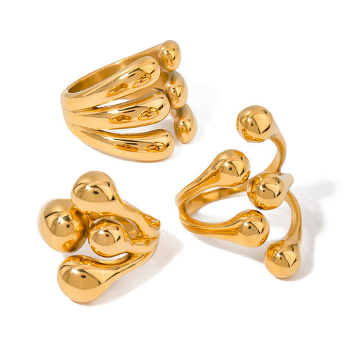Gold ring for artistic souls