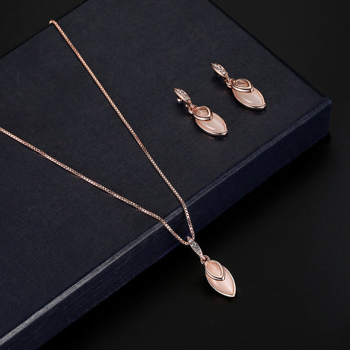 Bridal Gem Jewelry Set – Earrings & Necklace