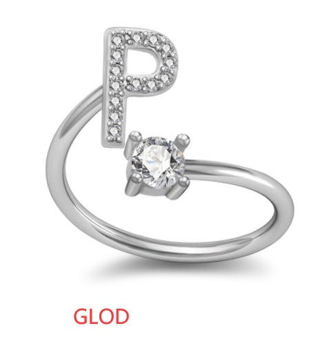 Your Initial, Your Story — Silver & Gold Letter Ring