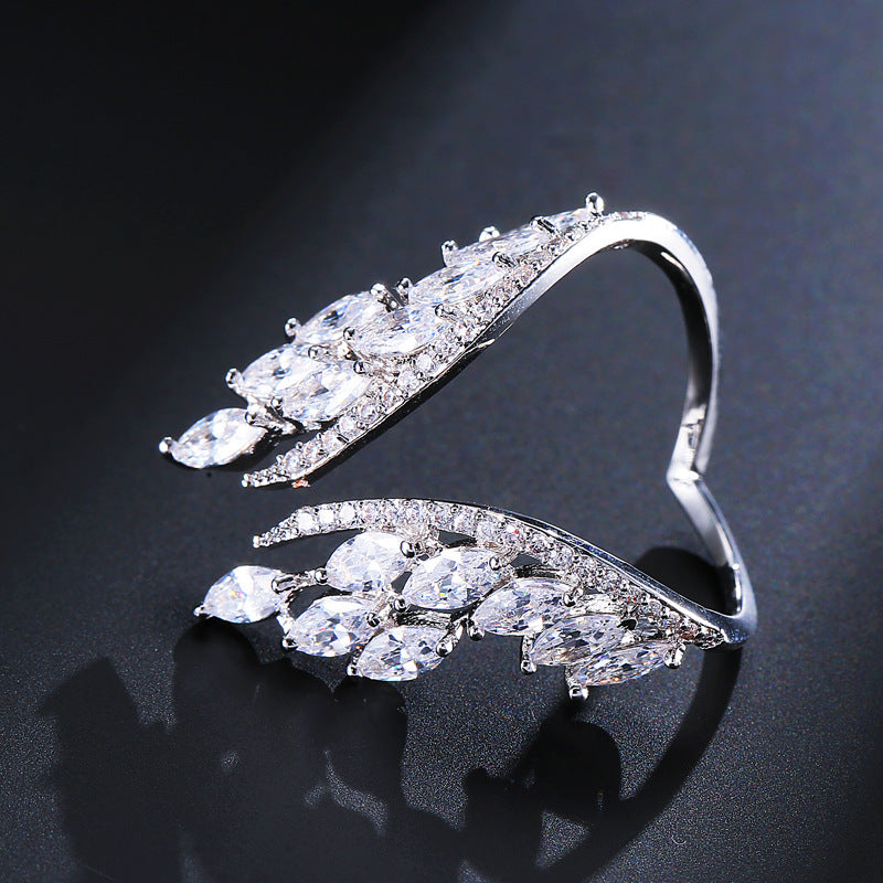 Wings on Your Finger — Angel Wing Rhinestone Ring