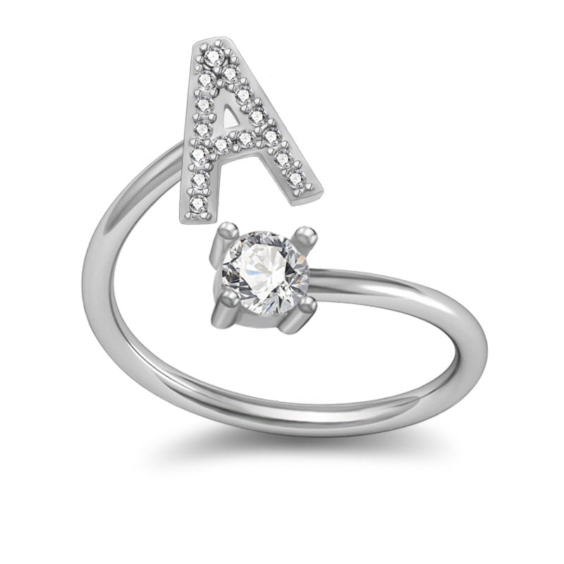 Your Initial, Your Story — Silver & Gold Letter Ring