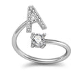 Your Initial, Your Story — Silver & Gold Letter Ring