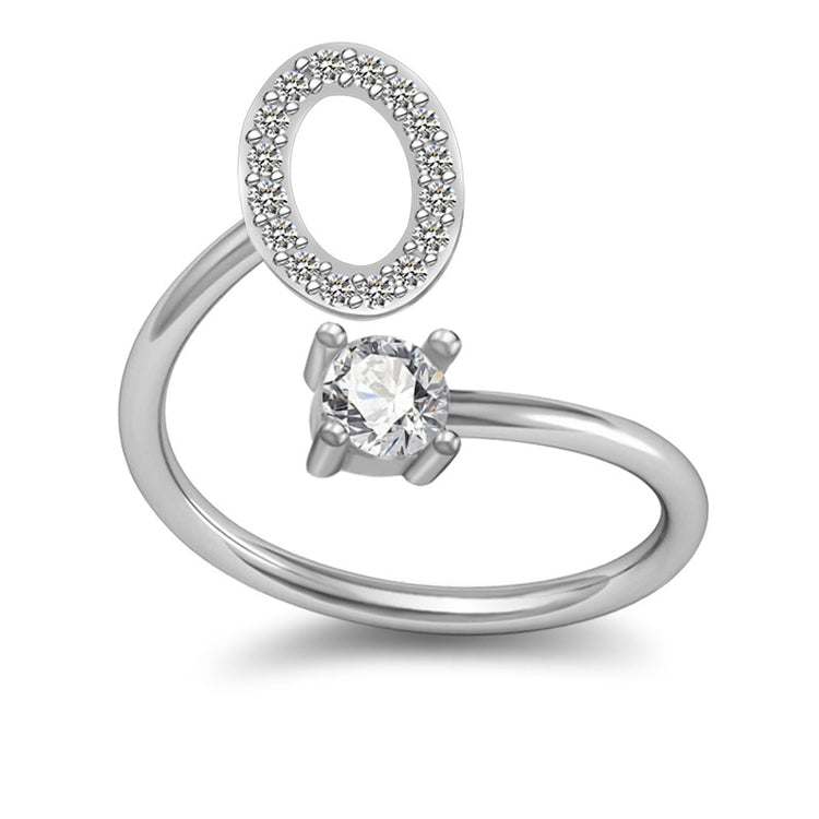 Your Initial, Your Story — Silver & Gold Letter Ring