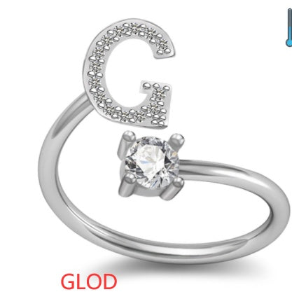 Your Initial, Your Story — Silver & Gold Letter Ring