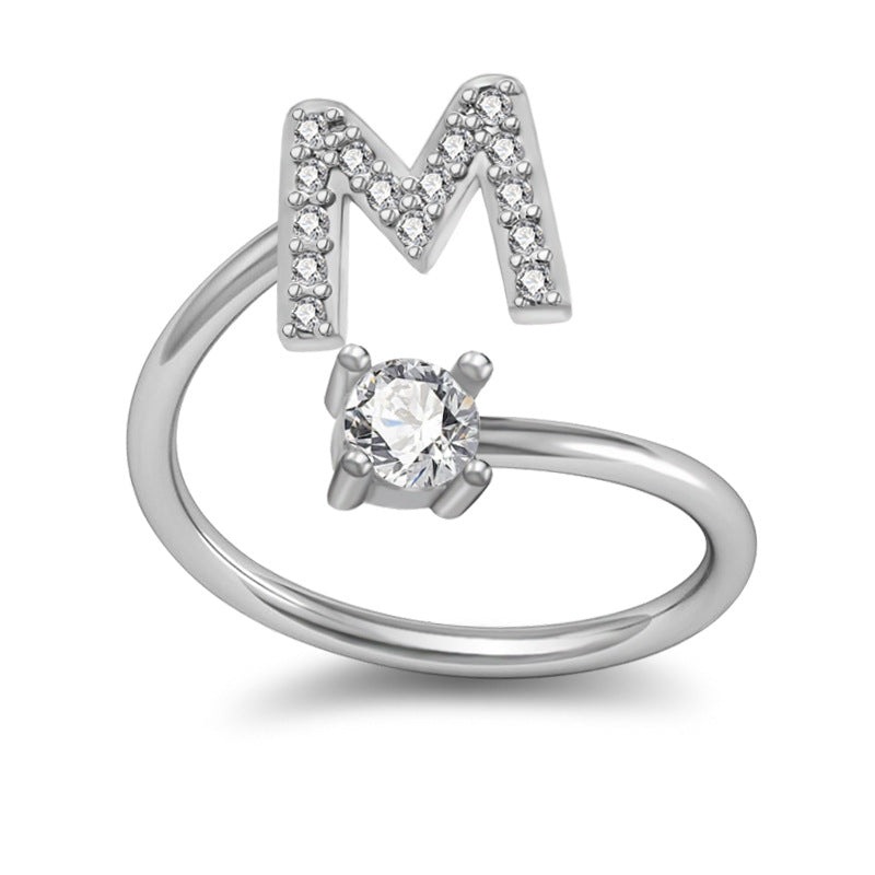 Your Initial, Your Story — Silver & Gold Letter Ring
