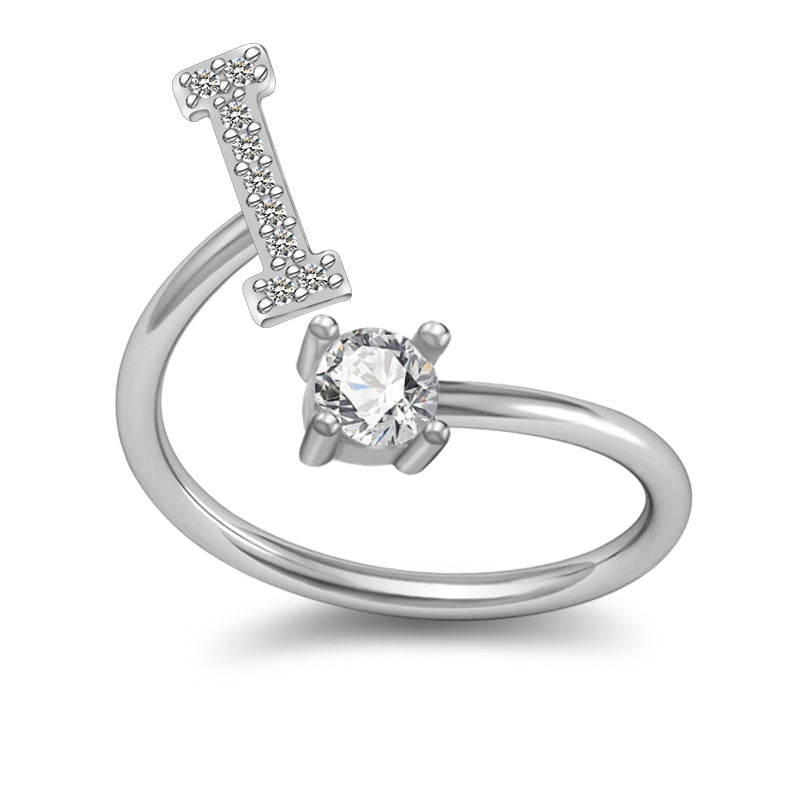 Your Initial, Your Story — Silver & Gold Letter Ring