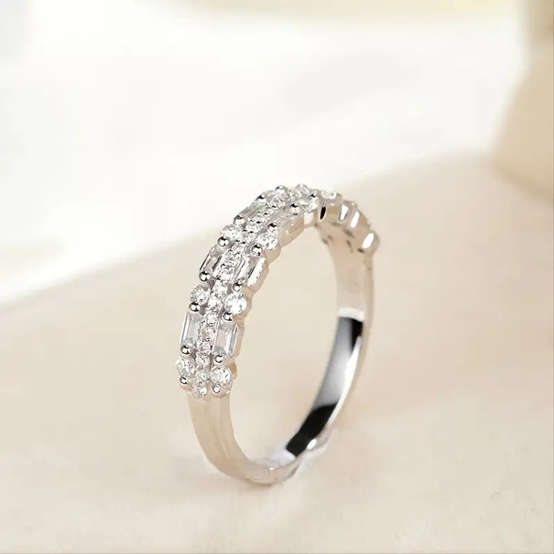 Three Layers, One Statement — Multilayer Zircon Ring