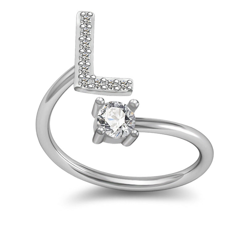 Your Initial, Your Story — Silver & Gold Letter Ring