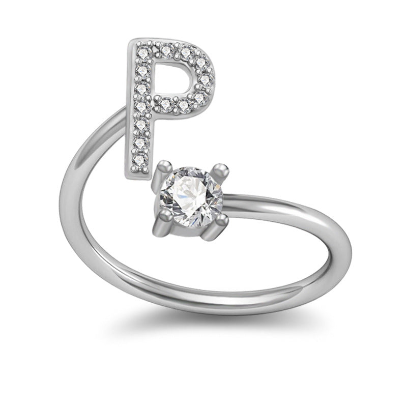 Your Initial, Your Story — Silver & Gold Letter Ring