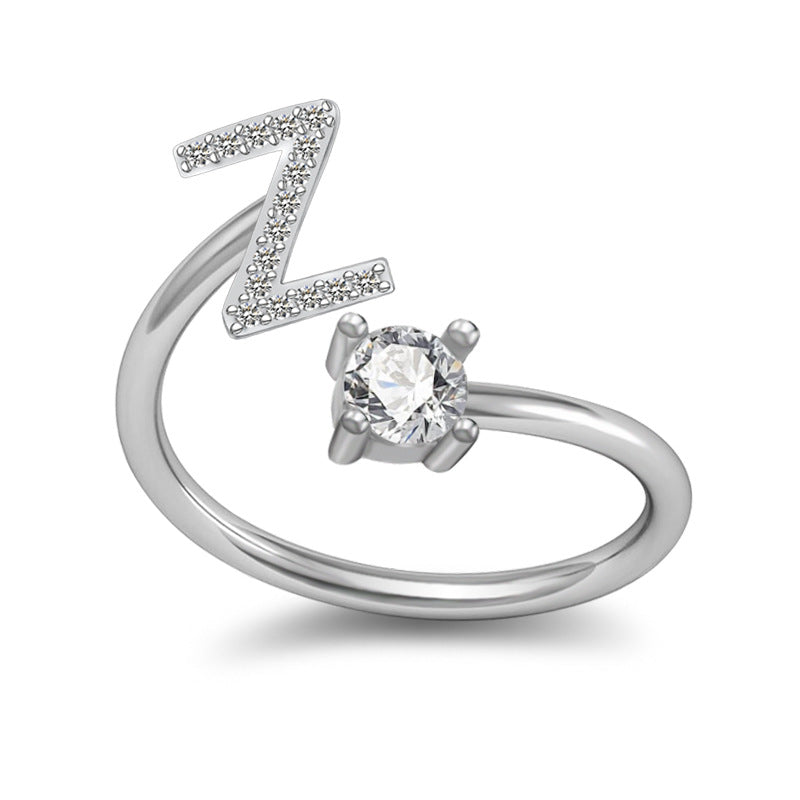 Your Initial, Your Story — Silver & Gold Letter Ring
