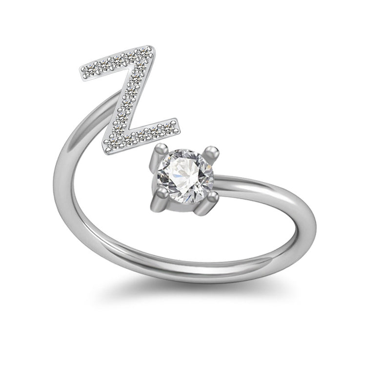 Your Initial, Your Story — Silver & Gold Letter Ring