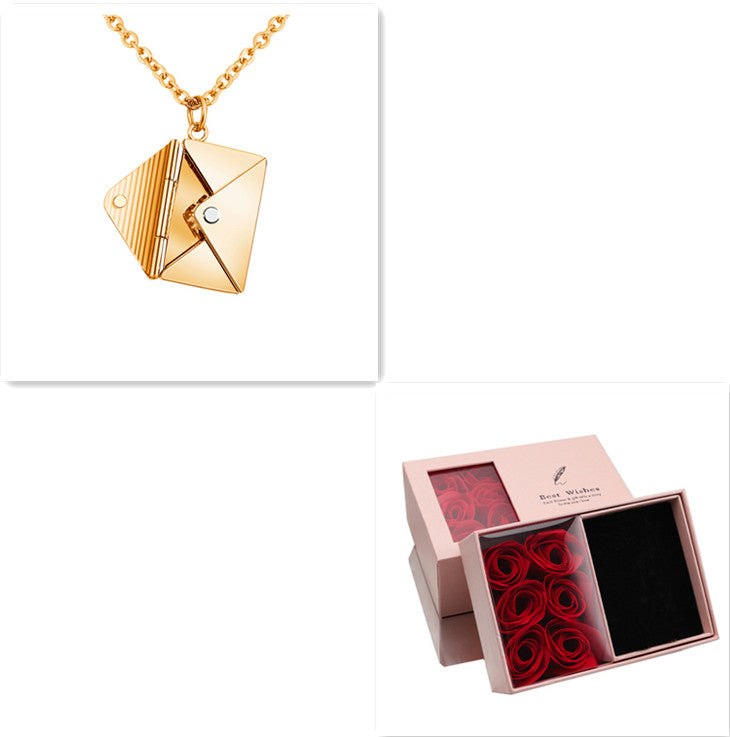 Love Letter Envelope Pendant Necklace💌🤍