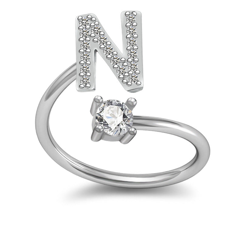Your Initial, Your Story — Silver & Gold Letter Ring