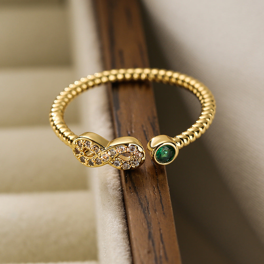 Gold rings with infinite meaning♡