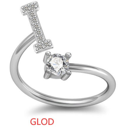 Your Initial, Your Story — Silver & Gold Letter Ring