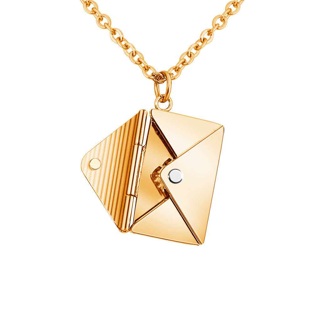 Love Letter Envelope Pendant Necklace💌🤍