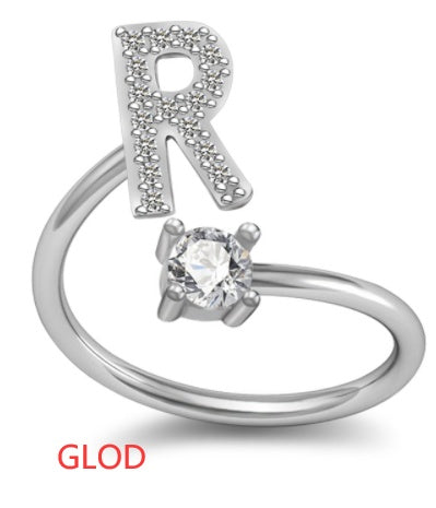 Your Initial, Your Story — Silver & Gold Letter Ring