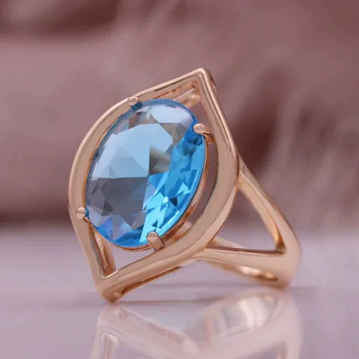 Drop of Colour — Rhinestone Teardrop Ring