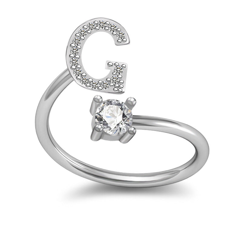 Your Initial, Your Story — Silver & Gold Letter Ring