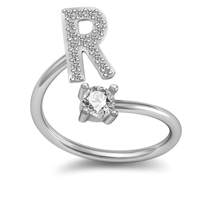 Your Initial, Your Story — Silver & Gold Letter Ring
