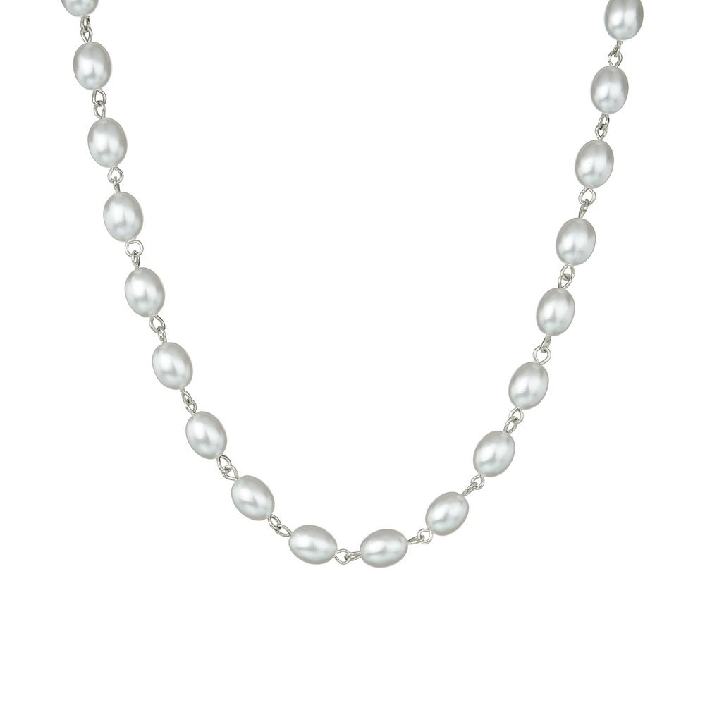Elegant Pearl Clavicle Necklace