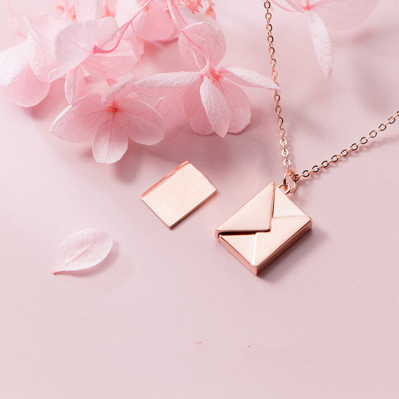 Love Letter Envelope Pendant Necklace💌🤍