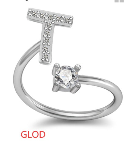 Your Initial, Your Story — Silver & Gold Letter Ring