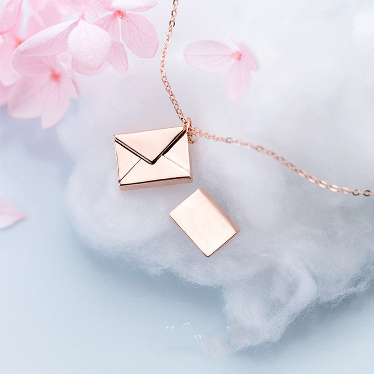 Love Letter Envelope Pendant Necklace💌🤍