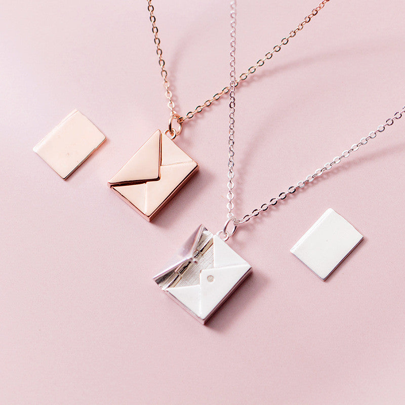 Love Letter Envelope Pendant Necklace💌🤍